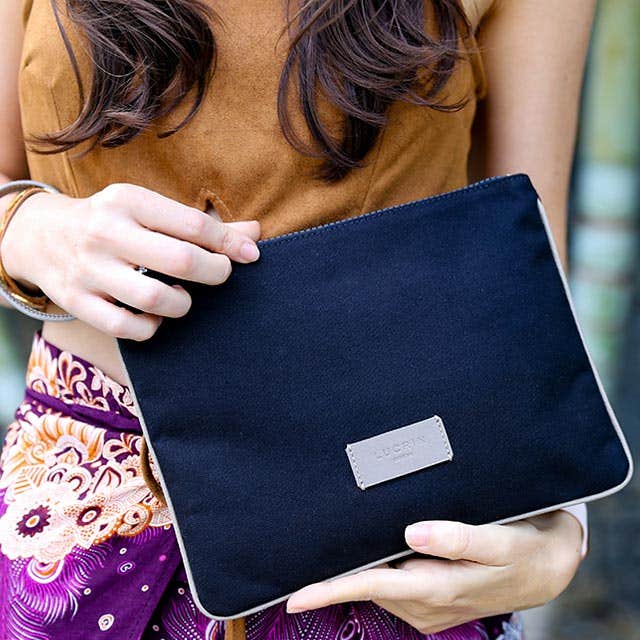 Evening Clutch Canvas Bag - LO
