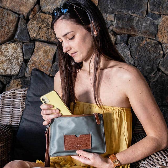 Zippered Clutch Bag - LT